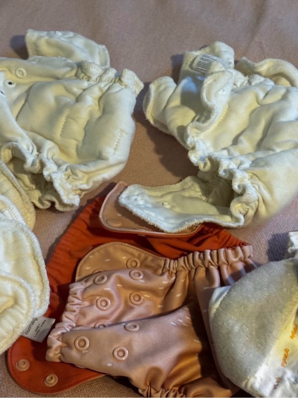 Adjustable Reusable Diapers & Inserts